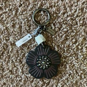 New with tag Coach tea rose charm authentic